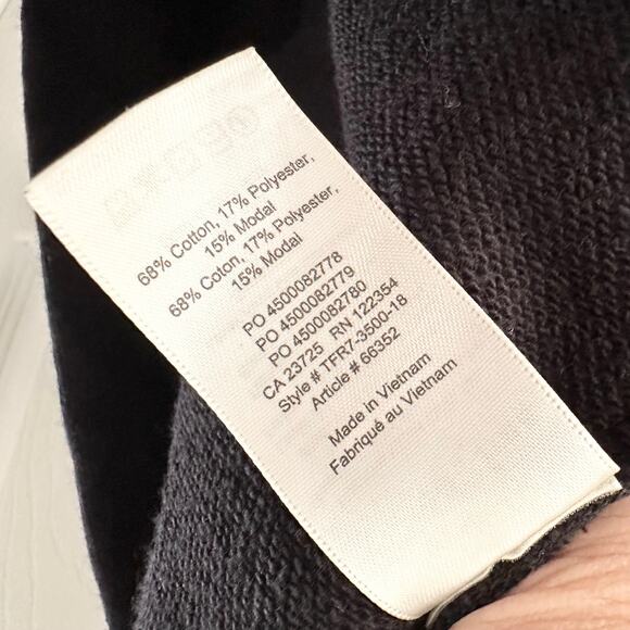 Wilfred Free Aritzia Black Zlata Open Relaxed Cardigan Sweater Blazer Kimono XS - Picture 9 of 10